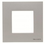 Рамка ABB Zenit 1 місце срібна N2271РL