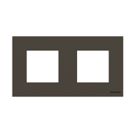 Рамка ABB Zenit 2 места антрацит N2272AN