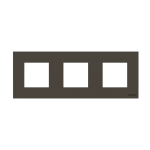 Рамка ABB Zenit 3 места антрацит N2273AN