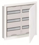 Щит АВВ U32 вбудований металевий 72 мод. (2х3ряда) мет.двері