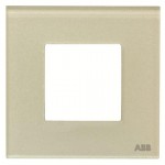 Рамка ABB Zenit 1 місце скло перлинне N2271СР