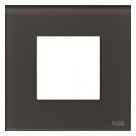 Рамка ABB Zenit 1 место стекло графит N2271СF