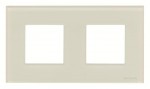 Рамка ABB Zenit 2 місця скло біле N2272СВ