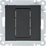 Заглушка HAGER LUMINA IP20 чорна