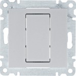 Заглушка HAGER LUMINA IP20 срібна