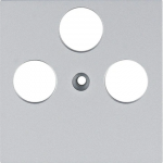 Лицьова панель ТВ HAGER LUMINA IP20 срібна