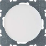 Заглушка HAGER-BERKER з центральною панеллю полярна білизна R.x