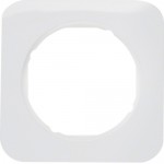 Рамка одинарна HAGER-BERKER полярна білизна R.1