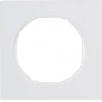 Рамка одинарна HAGER-BERKER полярна білизна R.3