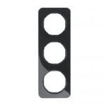 Рамка тройная HAGER-BERKER черная R.1