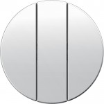 Клавіша потрійна HAGER-BERKER полярна білизна R.x