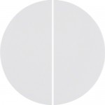 Кнопка 2-канальная HAGER-BERKER KNX-quicklink полярная белизна R.x