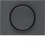 Накладка для поворотного димера HAGER-BERKER антрацит К.1