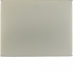 Клавіша одинарна HAGER-BERKER нержавіюча сталь К.5