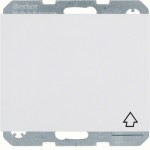 Розетка з з/к HAGER-BERKER з кришкою та захистом контактів 16А/250В P44 полярна білизна К.1