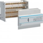 Блок розгалужуючий Hager In=125A 4п 7.5мод. вхід 1х35 вихід 1х25 +10х16мм2