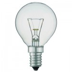Лампа PHILIPS P45 40W Е14 шар прозорий