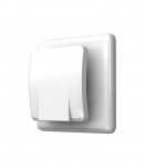 Нічник-розетка OSRAM LEDVANCE 0.3 Вт Lunetta Slim Square LED білий