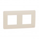 Рамка SCHNEIDER Unica NEW 2 поста бежева