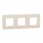 Рамка SCHNEIDER Unica Studio 3 пости бежева