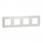 Рамка SCHNEIDER Unica Studio 4 пости біла
