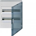 Щит HAGER Vega 18М 2 ряди прозорі двері