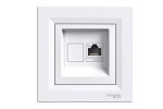 Розетка SCHNEIDER ASFORA EPH4300121 комп. RJ45 кат.5е біла