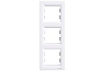 Рамка SCHNEIDER ASFORA EPH5810321 потрійна вертикальна біла