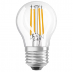 Led лампа OSRAM LEDS CLP 40 4W 827 230V E27 FIL світлодіодна