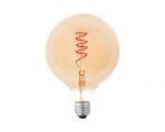 Led лампа DELUX Globe G125 6w E27 amber spiral FIL 2200K светодиодная