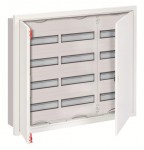 Щит АВВ U43 вбудований металевий 144 мод. (3х4ряди) мет.двері