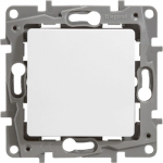 Вимикач LEGRAND Etika 1-клавішний 10АХ/250В білий