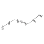 Світильник OSRAM LEDVANCE SPOT 6X2.6W GU10 2700K 230V світлодіодний