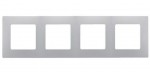 Рамка LEGRAND Etika 4 пости алюминий