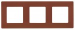 Рамка LEGRAND Etika 3 пости какао