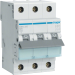 Автовимикач HAGER 20А 3п B 6 kA 3м MBN320