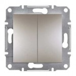 Вимикач SCHNEIDER ASFORA EPH0300169 2кл. бронза