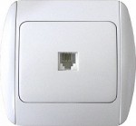 РозеткаE.NEXT e.install.stand.814P1 телефонна одинарна