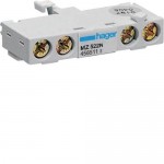 Дополнительный контакт для автоматического выключателя защиты двигателя HAGER 230В/400В 1А 1н.о. 0.5М MZ522