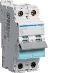 Автовимикач HAGER 16А 2п D 10 kA 2м NDN216