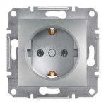 Розетка SCHNEIDER ASFORA EPH2900161 з з/к алюміній