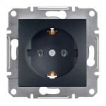 Розетка SCHNEIDER ASFORA EPH2900171 з з/к антрацит