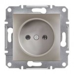 Розетка SCHNEIDER ASFORA EPH3000169 без з/к бронза