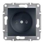 Розетка SCHNEIDER ASFORA EPH3000171 без з/к антрацит