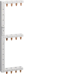 Шина Hager KCF668L фазна вертикальна 3P+N 10мм? 3 ряди ліва