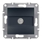 Розетка SCHNEIDER ASFORA EPH3200171 TV кінцева (1 дБ) антрацит