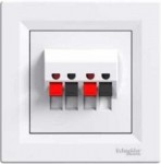 Розетка SCHNEIDER ASFORA EPH5700121 аудіо біла