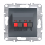 Розетка SCHNEIDER ASFORA EPH5700171 аудіо антрацит