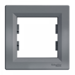 Рамка SCHNEIDER ASFORA EPH5800162 одинарна сталь