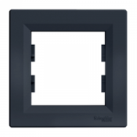 Рамка SCHNEIDER ASFORA EPH5800171 одинарна антрацит